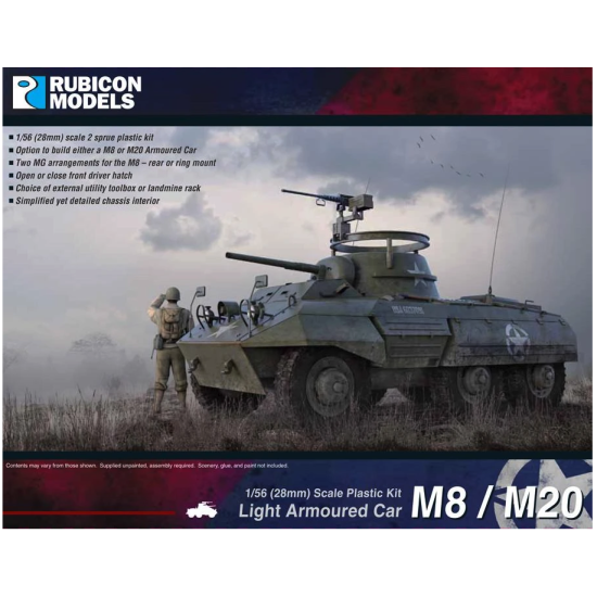 Rubicon Models - M8 Greyhound / M20 Scout Car